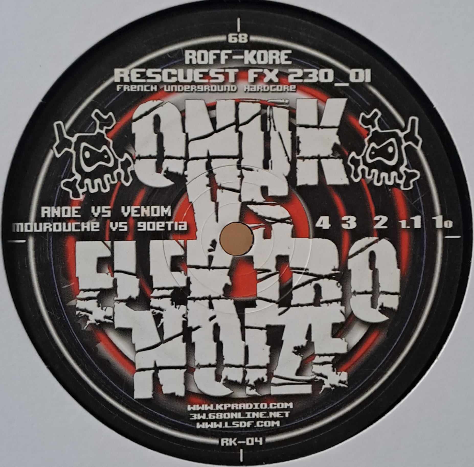 RoffKore Records 04 - vinyle hardcore